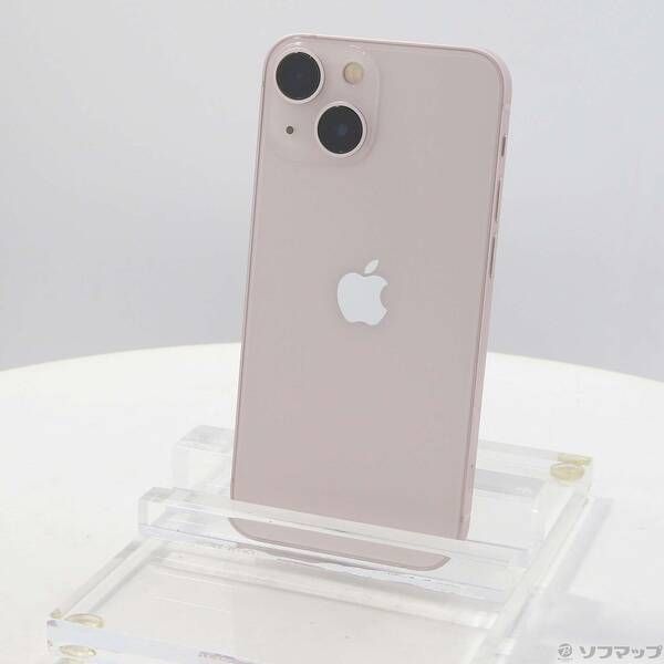 中古品〕 iPhone13 mini 128GB ピンク MLJF3J／A SIMフリー【349