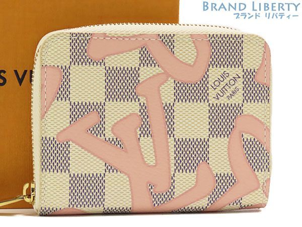 Louis Vuitton Zippy Coin Wallet Purse N60098 Azur Damier Azur