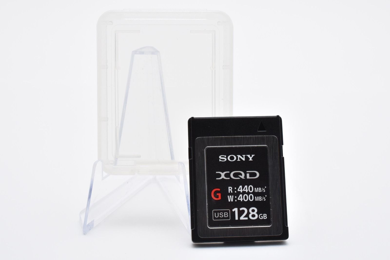 上 ソニー SONY Gシリーズ XQDカード 128GB QD-G128E ケース付き 送料350円 完動品 01P21A509060