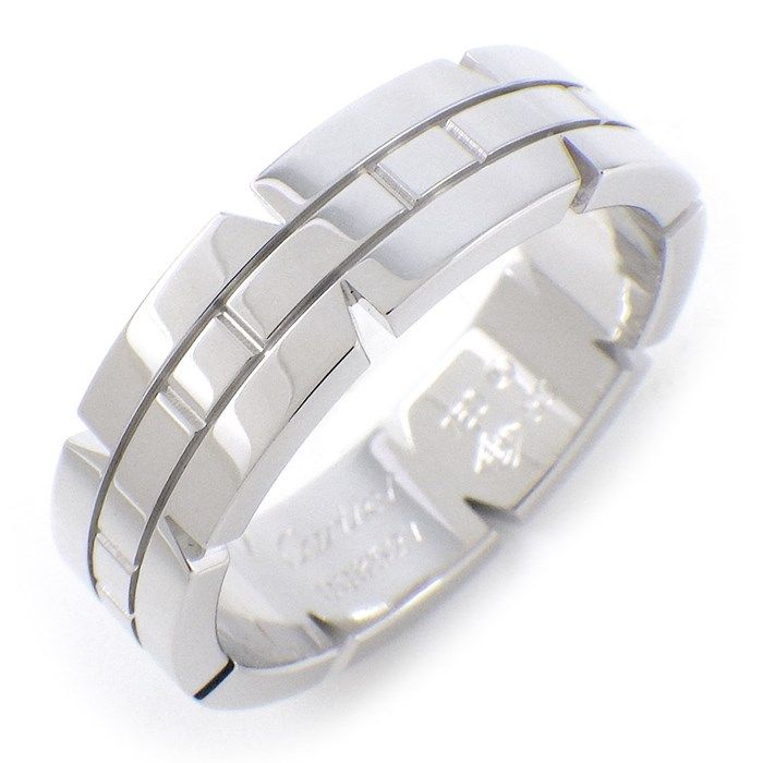 カルティエ Cartier リング タンクフランセーズ K18WG 18.5号 | 59