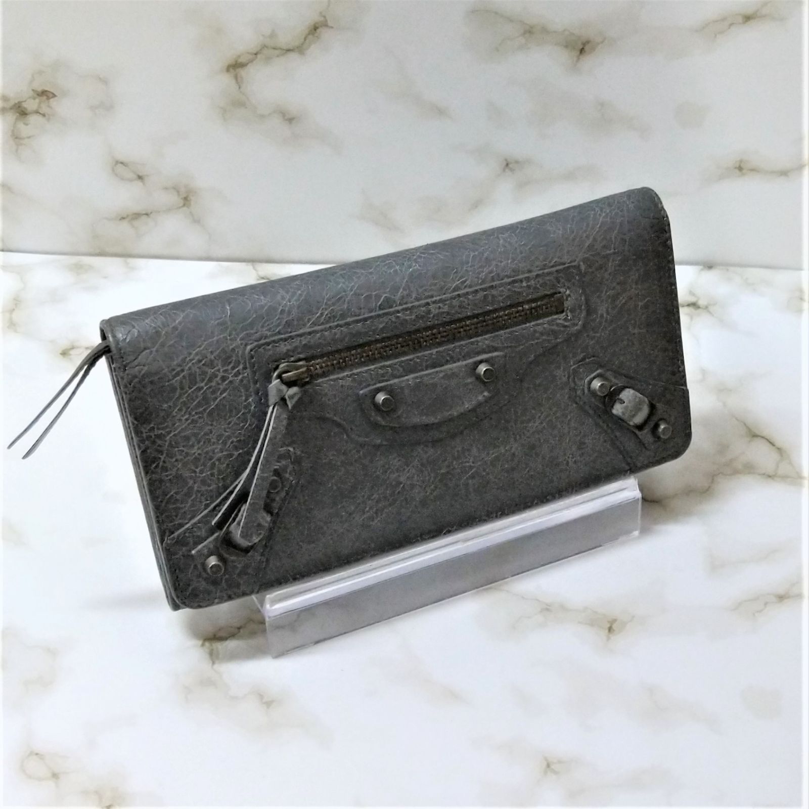 値下げしました】BALENCIAGA バレンシアガ 長財布 - メルカリ 