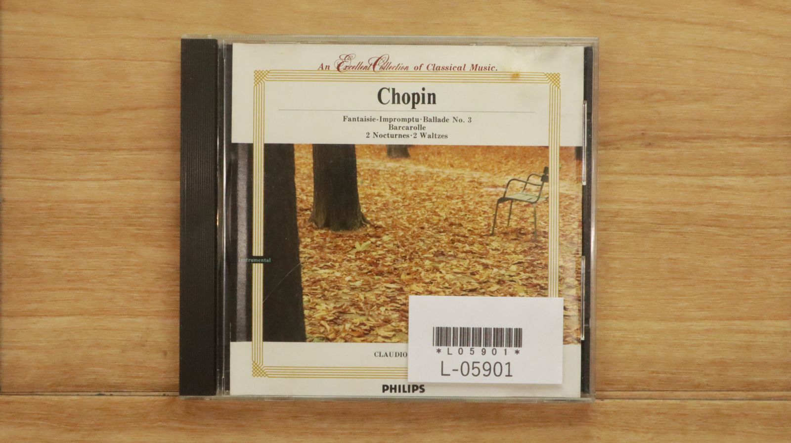【湯けむり】アラウ／ショパン：幻想即興曲他 中古CD☆クラウディオ・アラウ/CLAUDIO ARRAU□ ショパン：幻想