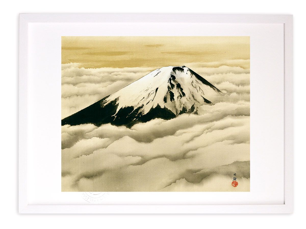 Zessonic 抽象ウォールアート 金箔付き - 54 x 32インチ