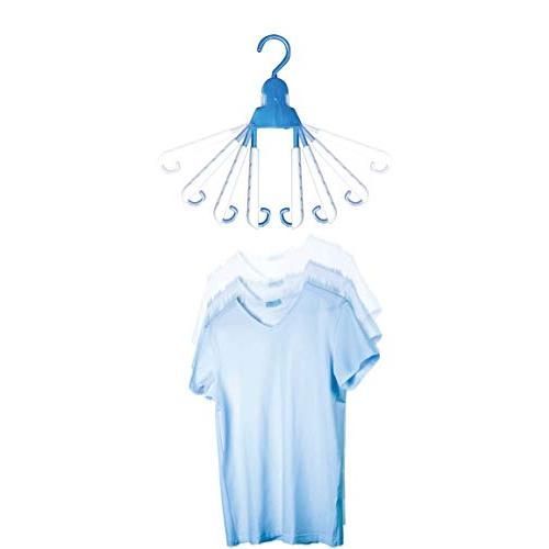  オーエ 洗濯 物干し ハンガー ブルー 約縦38 5 cm 横51 奥行27 LD 時短ハンガー ダイレクト 6連ハンガー ランドリーバスケット 洗濯用品