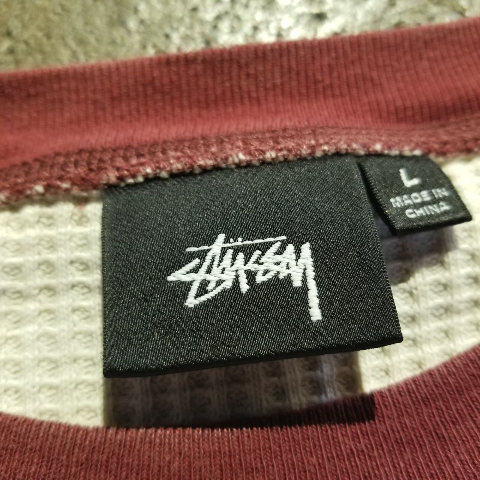 Stüssy BASIC THERMAL Lサイズ サーマル ステューシー Raglan Thermal LS Crew – Bone | Tops & Shirts | Stüssy Japan