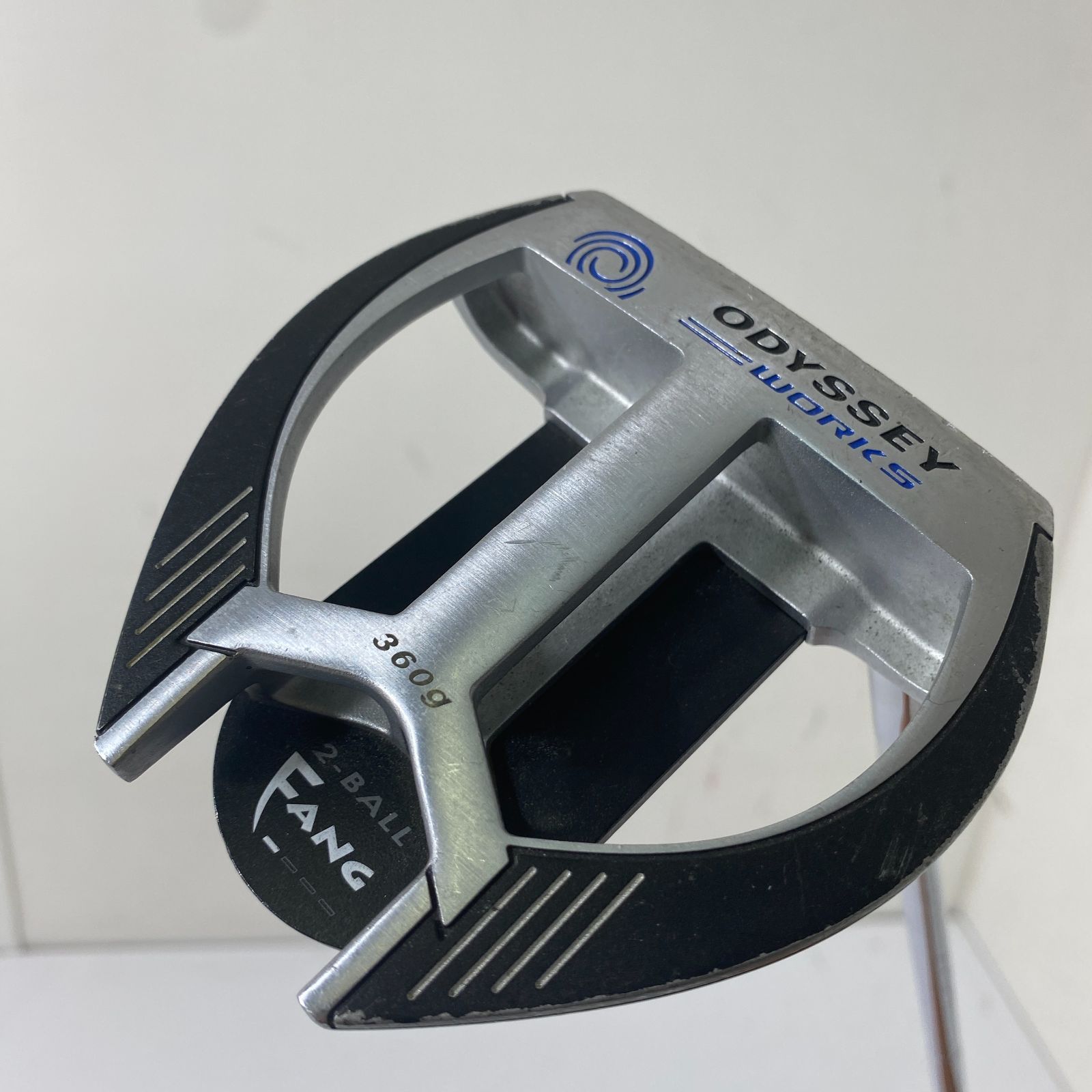 ODYSSEY WORK S オデッセイ 360g 2-BALL FANG パター ３４インチ 純正スチール BBR0919 大0565