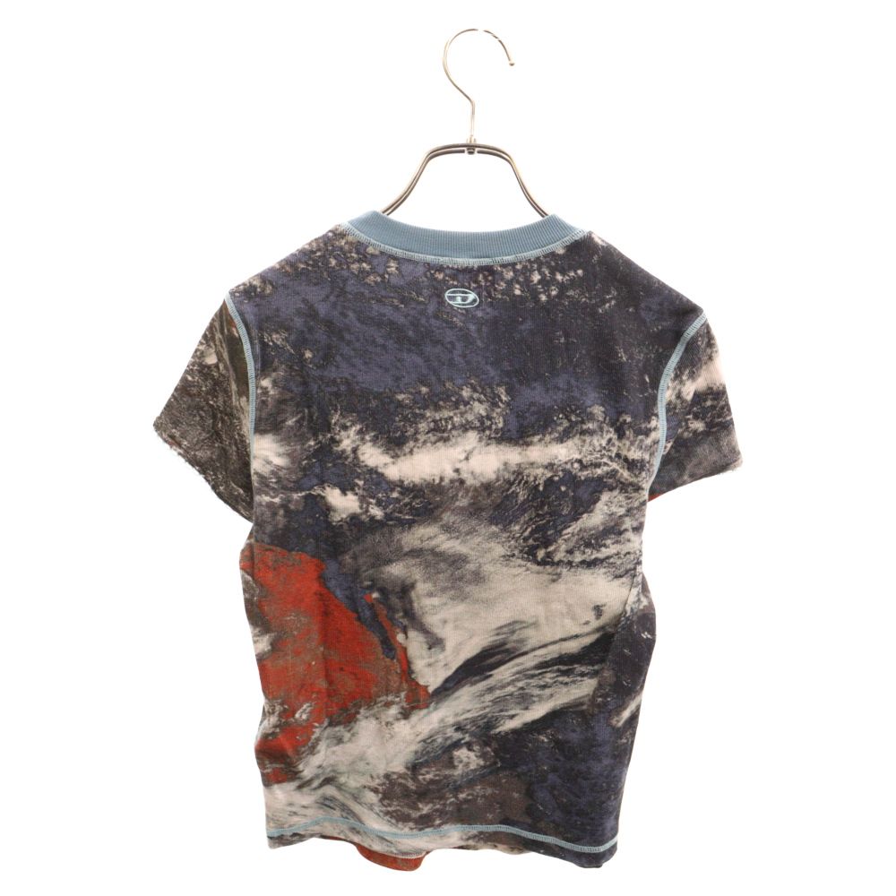 DIESEL 半袖Tシャツ レース Dロゴ DIESEL（ディーゼル）の「レディース 半袖Tシャツ トップス