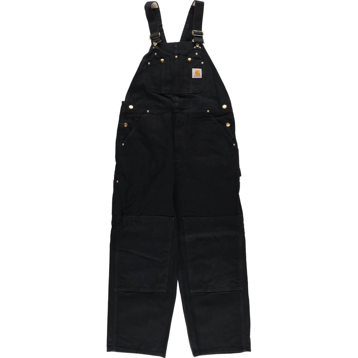古着 カーハート Carhartt ダブルニー ダック オーバーオール メンズw37相当|eaa583956