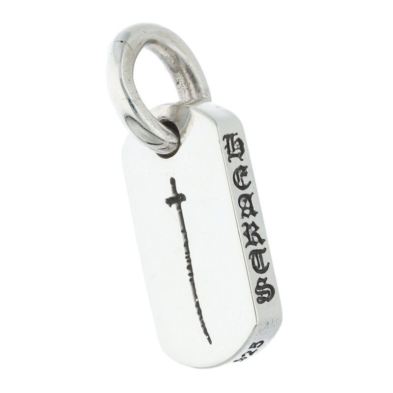 クロムハーツ DT TNY RS CRS タイニードッグタグRSクロス 限定本物 CHROME HEARTS クロムハーツ（原本無） 青山限定 D/T TNY RS CRS