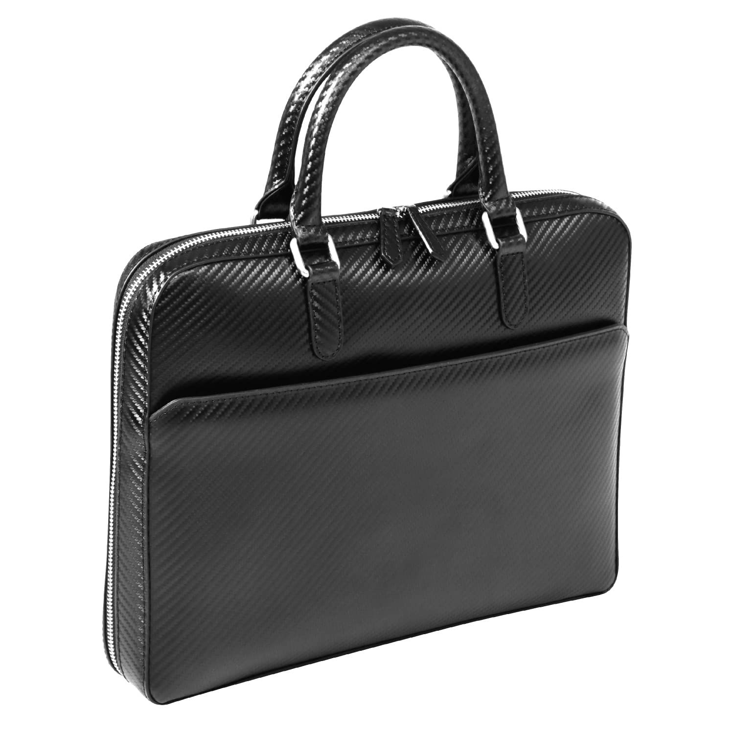 スリム ブランド 軽量 本革 a4 革 メンズ 自立 ブリーフケース ビジネスバッグ レディース 薄型 フロックス 小さめ レザー PHLOX 黒 ブラック