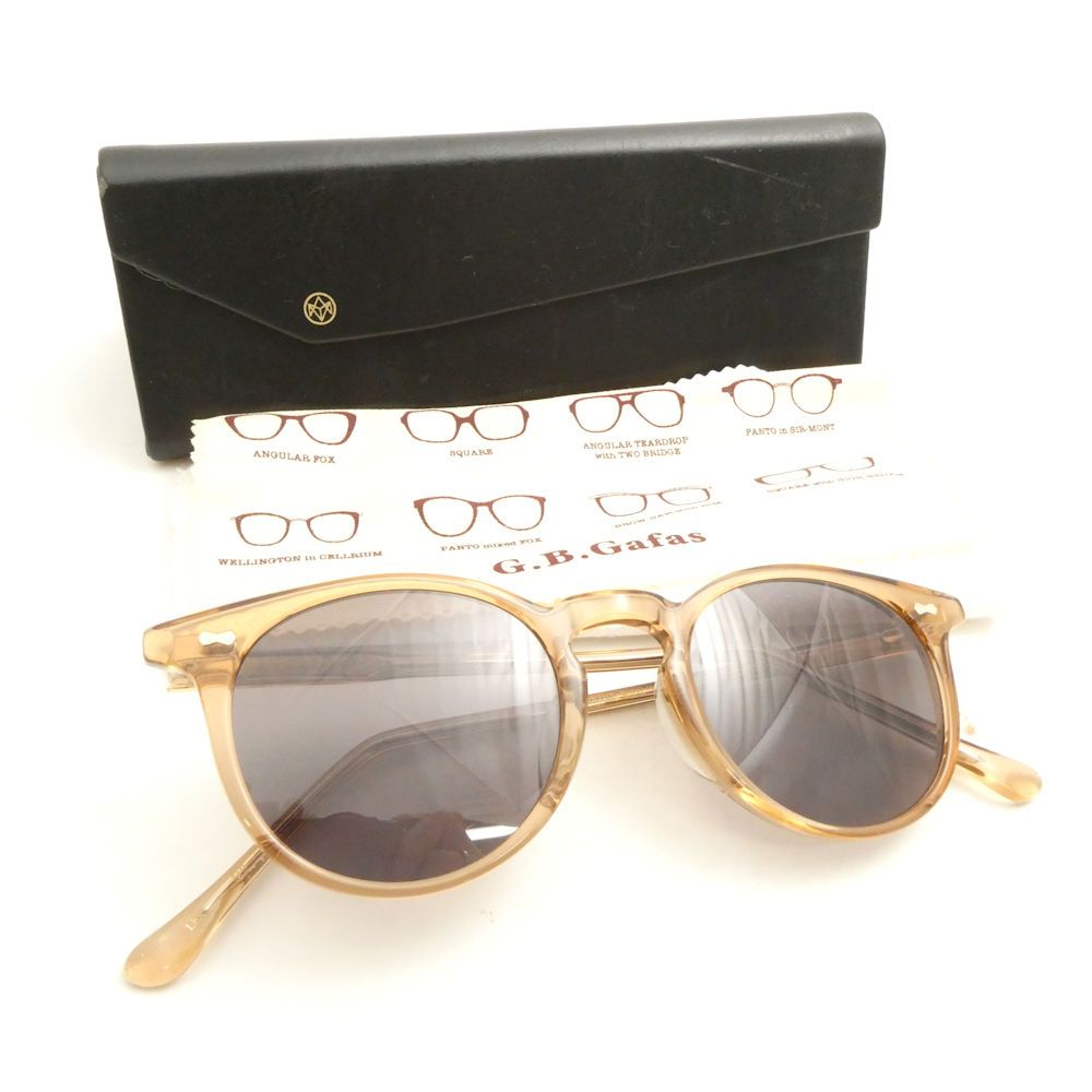 美品 ayame アヤメ BOSTON - LBR サングラス 47□21 アイウェア 眼鏡 