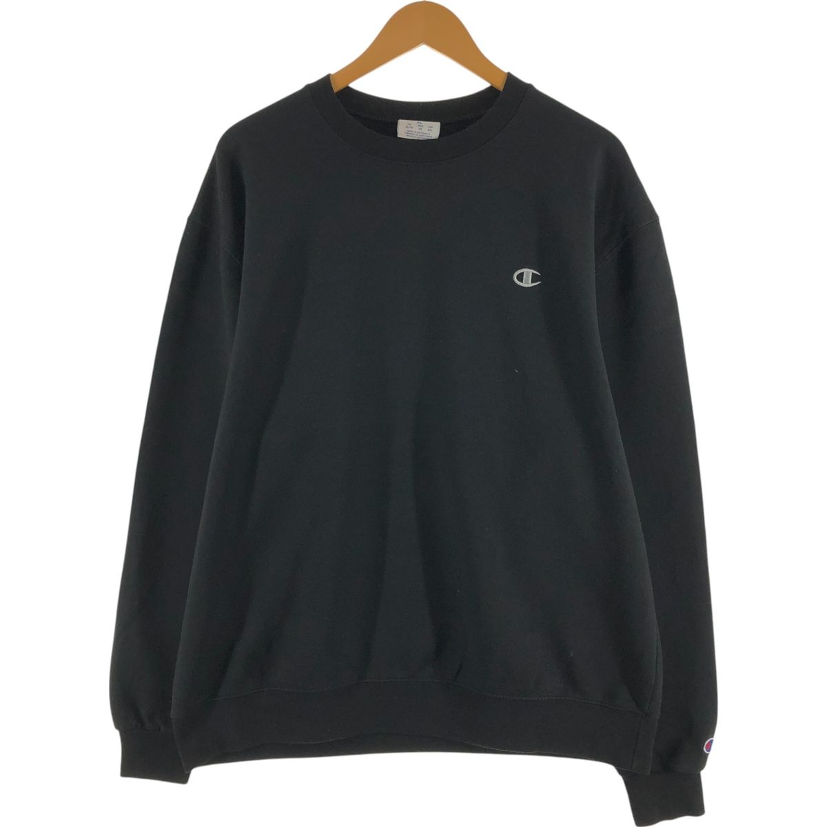 古着 チャンピオン Champion ECO AUTHENTIC ワンポイントロゴスウェットシャツ トレーナー メンズXL相当/eaa508268