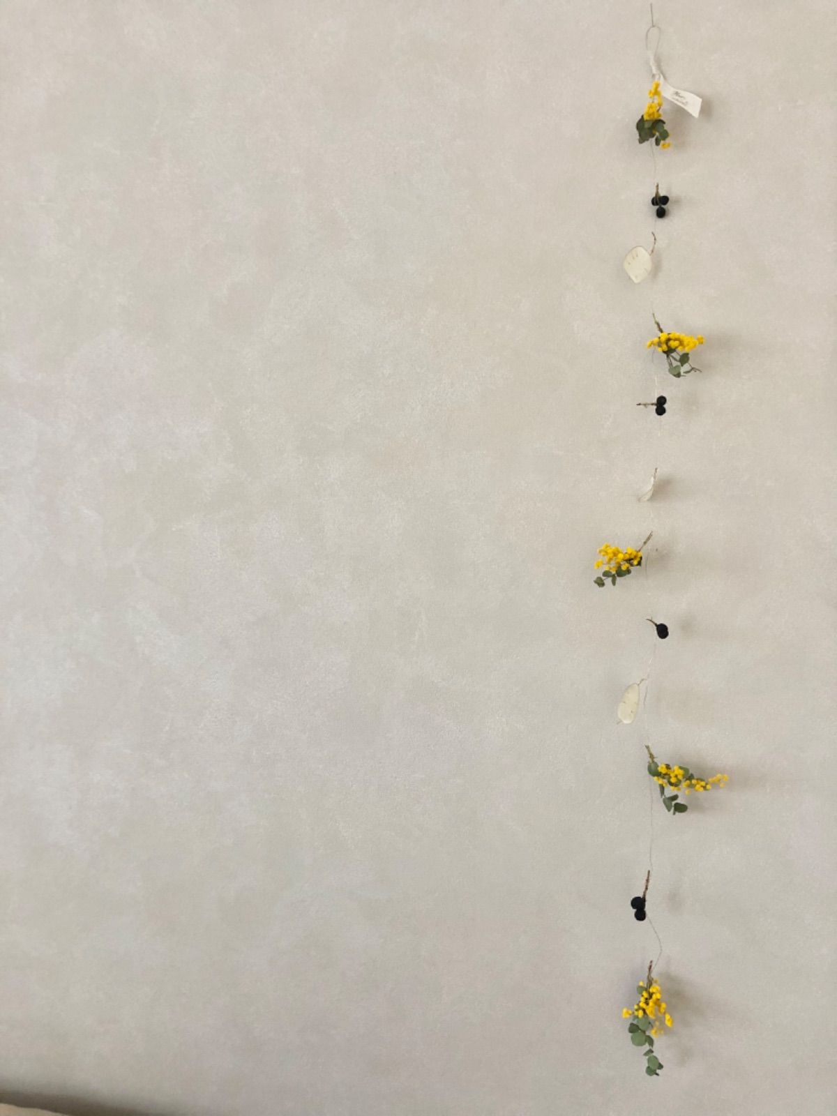 Spring 春のこもれび ミモザの小さなハーフリース 15.5〜35.5cm 