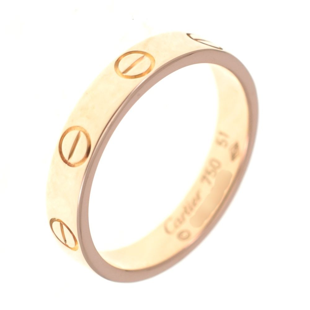 カルティエ CARTIER ラブ リング スモールモデル サイズ51/JP11 K18PG