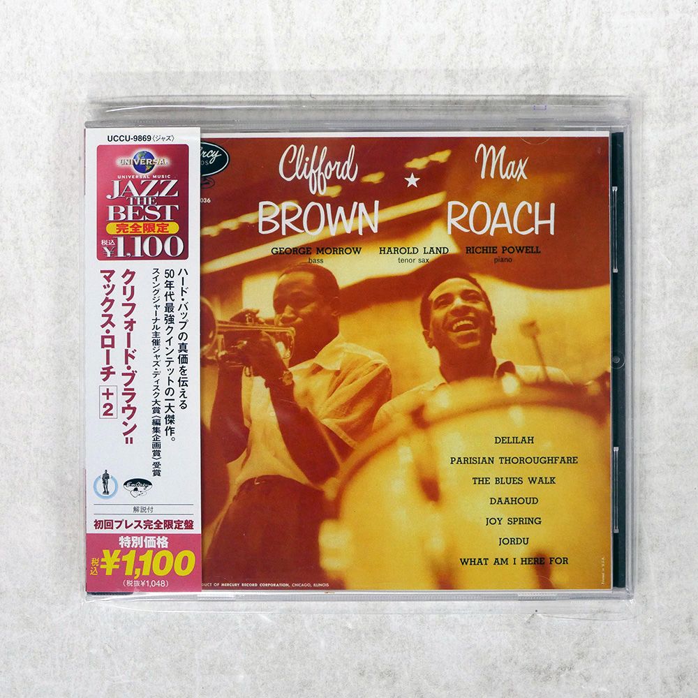 帯 国内盤 CLIFFORD BROWN AND MAX ROACH/SAME/EMARCY UCCU9869