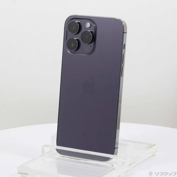 中古品〕 iPhone14 Pro Max 128GB ディープパープル NQ993J／A SIM