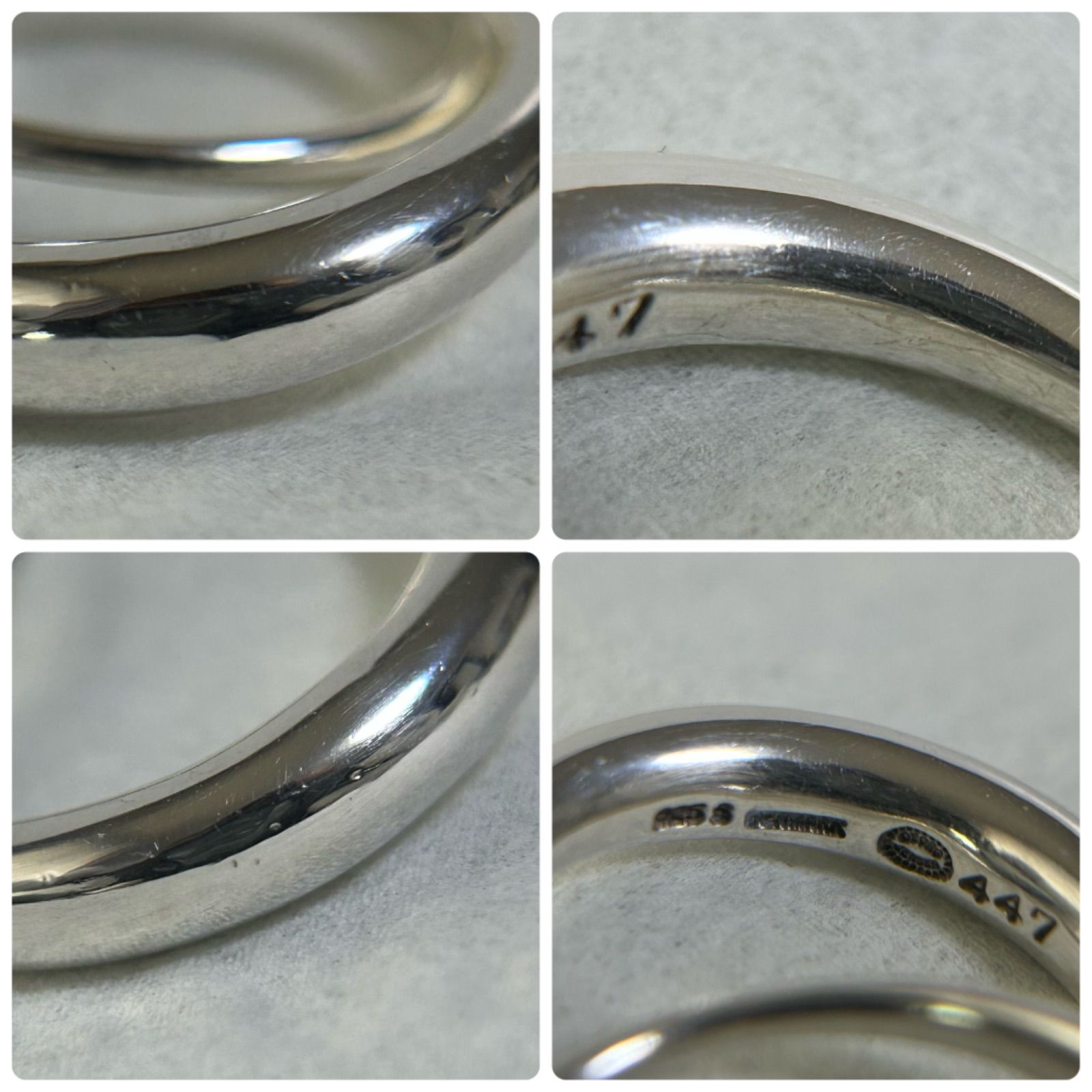 ジョージジェンセン 希少 ダブル リング 指輪 447 LUNE Kim Buck