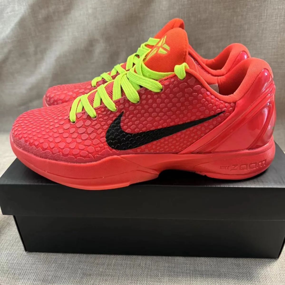 NIKE  ナイキ  kobe 6 proto Reverse Grinch  コービー6 プロトロ リバース グリンチ ローカット スニーカー  ブライトクリムゾン/ブラック レッド メンズ