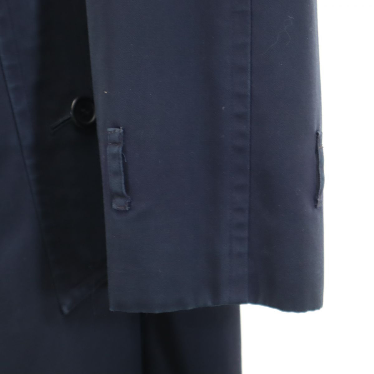 バーバリーズ 90s 80s 英国製 オールド トレンチコート ネイビー系