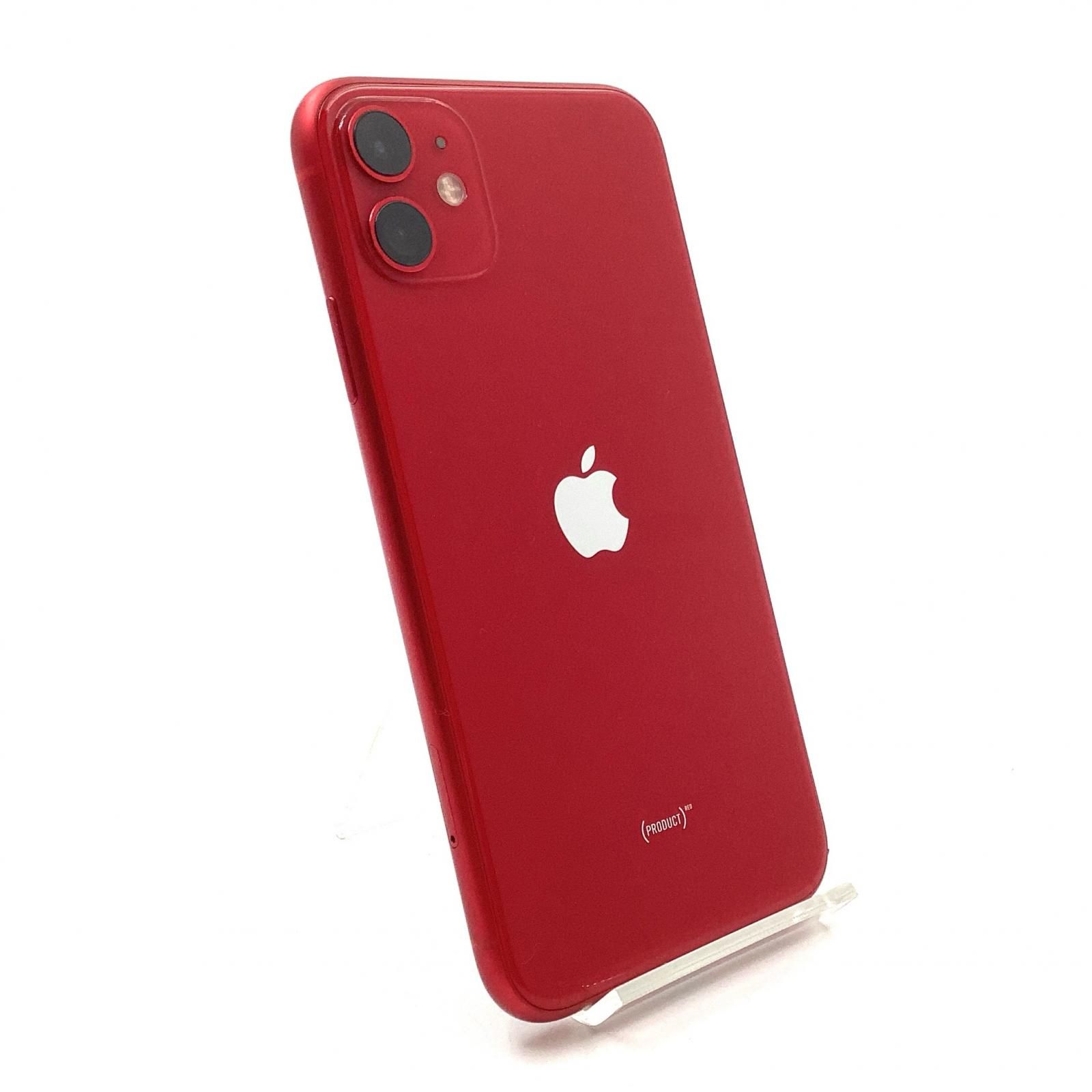 Apple iPhone 11 64GB (PRODUCT)RED Softbank 白ロム 71%【難有