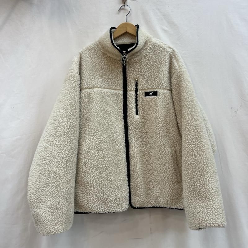 古着 ジャケット 上着 ジャンパー ブルゾン OY オーワイ バックロゴ ボア フリースジャケット