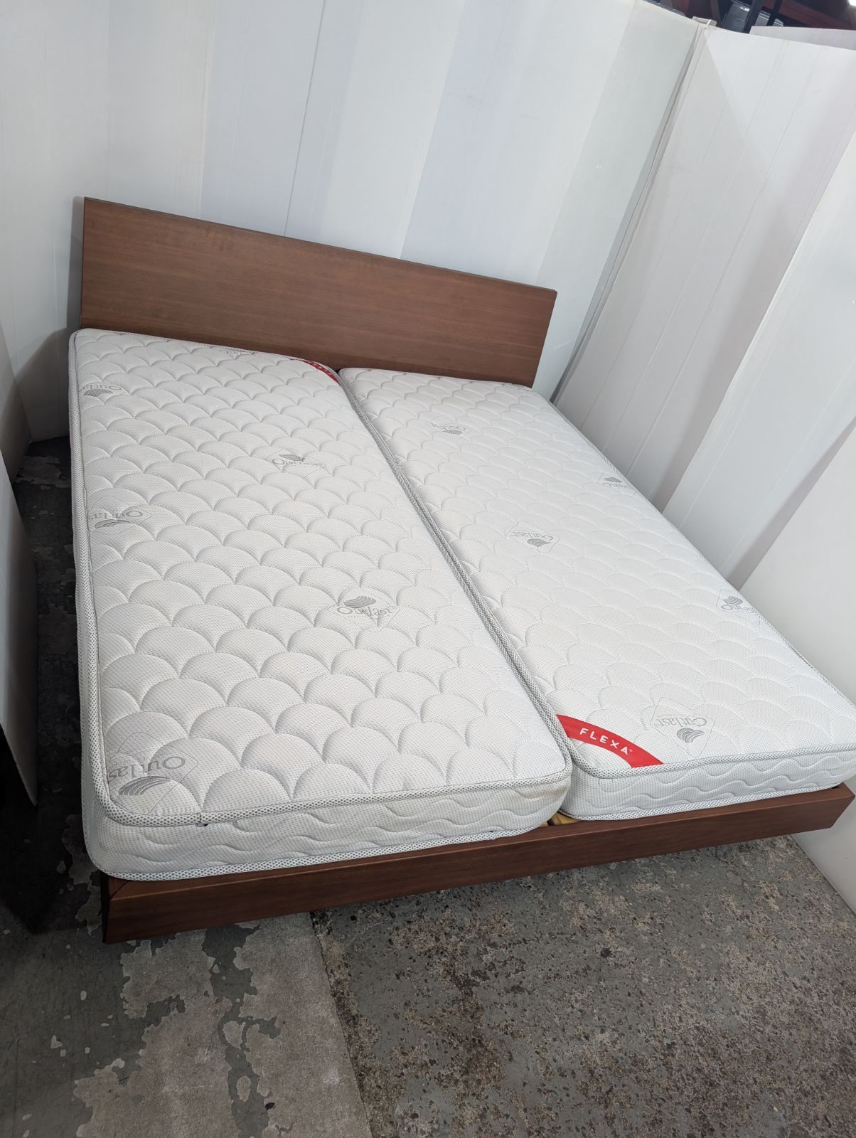 ベッド クイーンベッド アルフレックス alflex エルバ ERBA05 ダークブラウン