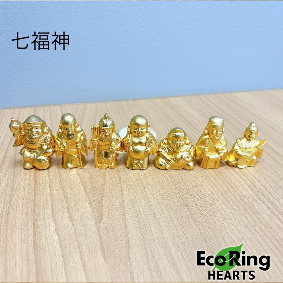 七福神　御朱印　縁起物　ヴィンテージ ⌘縁起物はんこ〓【七福神7個セット】4.5×3cm | iichi 日々の