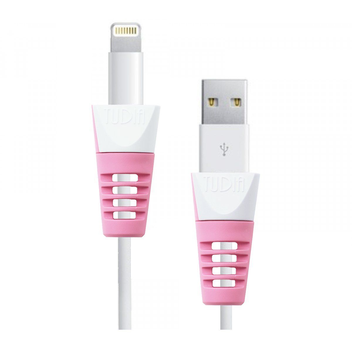 Klip スナップオン ケーブルプロテクターを iPod iPhone iPad Apple TUDIA Watch充電ケーブル用 ピンク