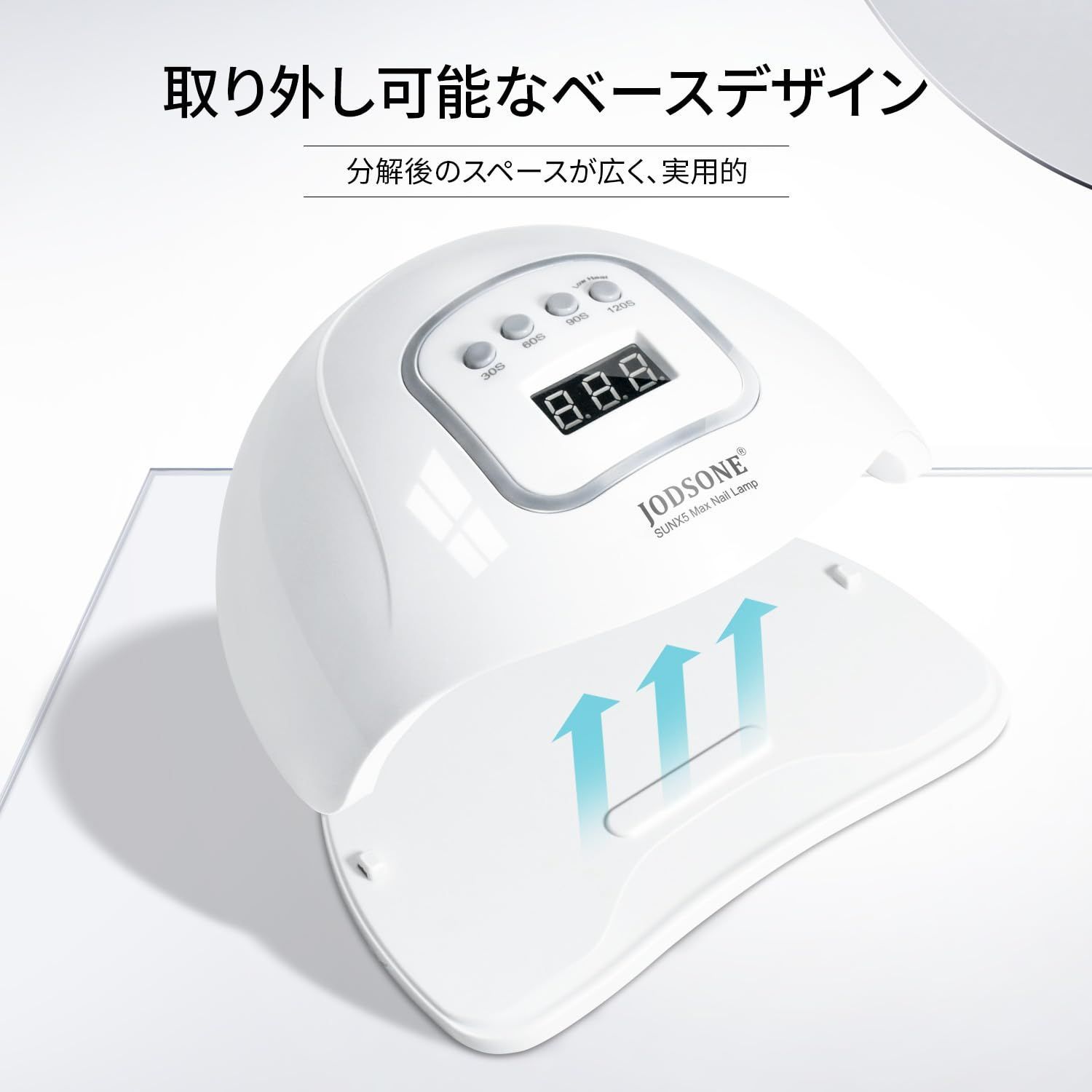 UV LEDマニキュアランプ,モーションセンサー付きネイル