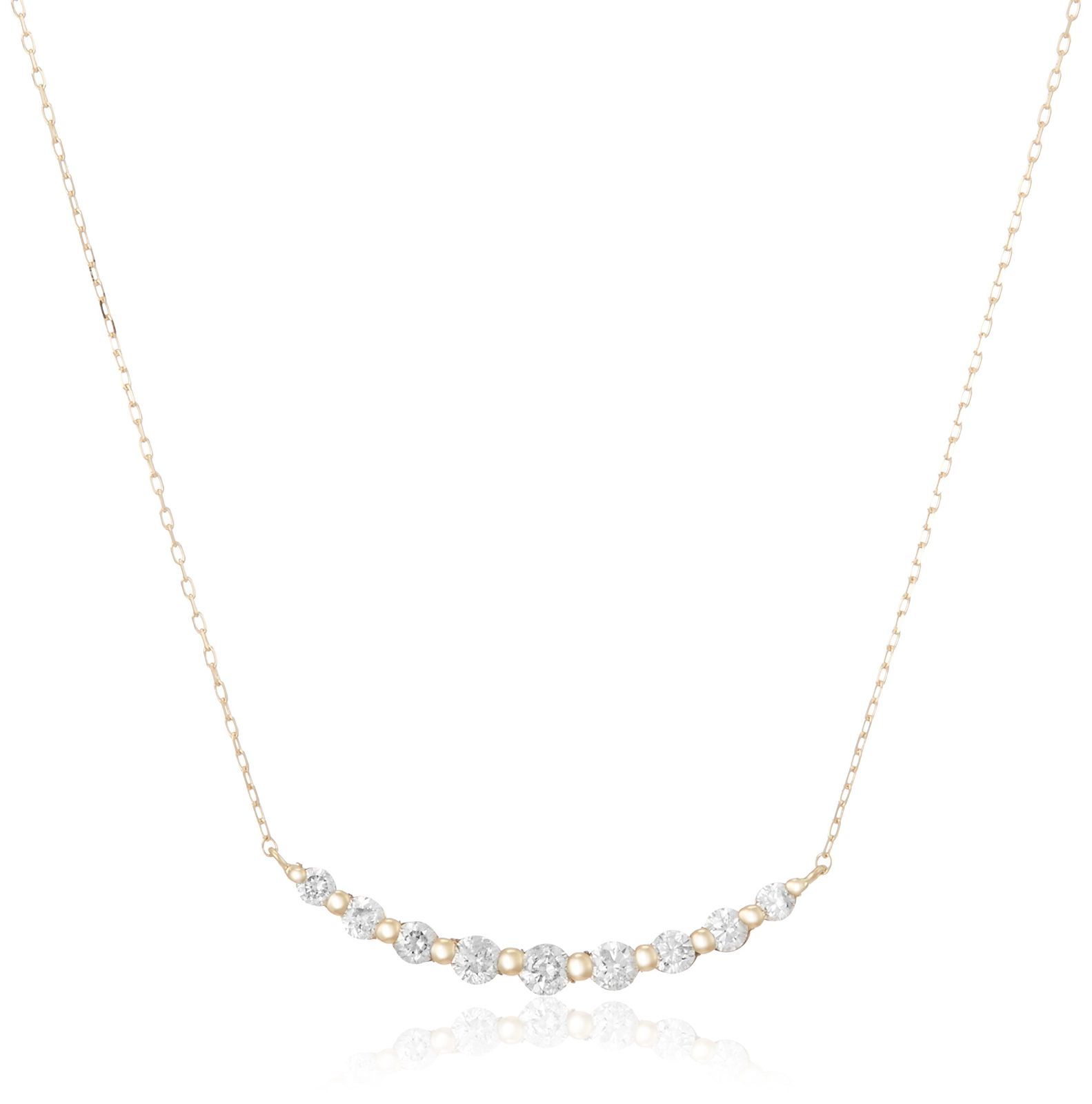数量 ダイヤネックレス 18金イエローゴールド 0.3ct D-COLLECTION DN11360BYG ディーコレクション