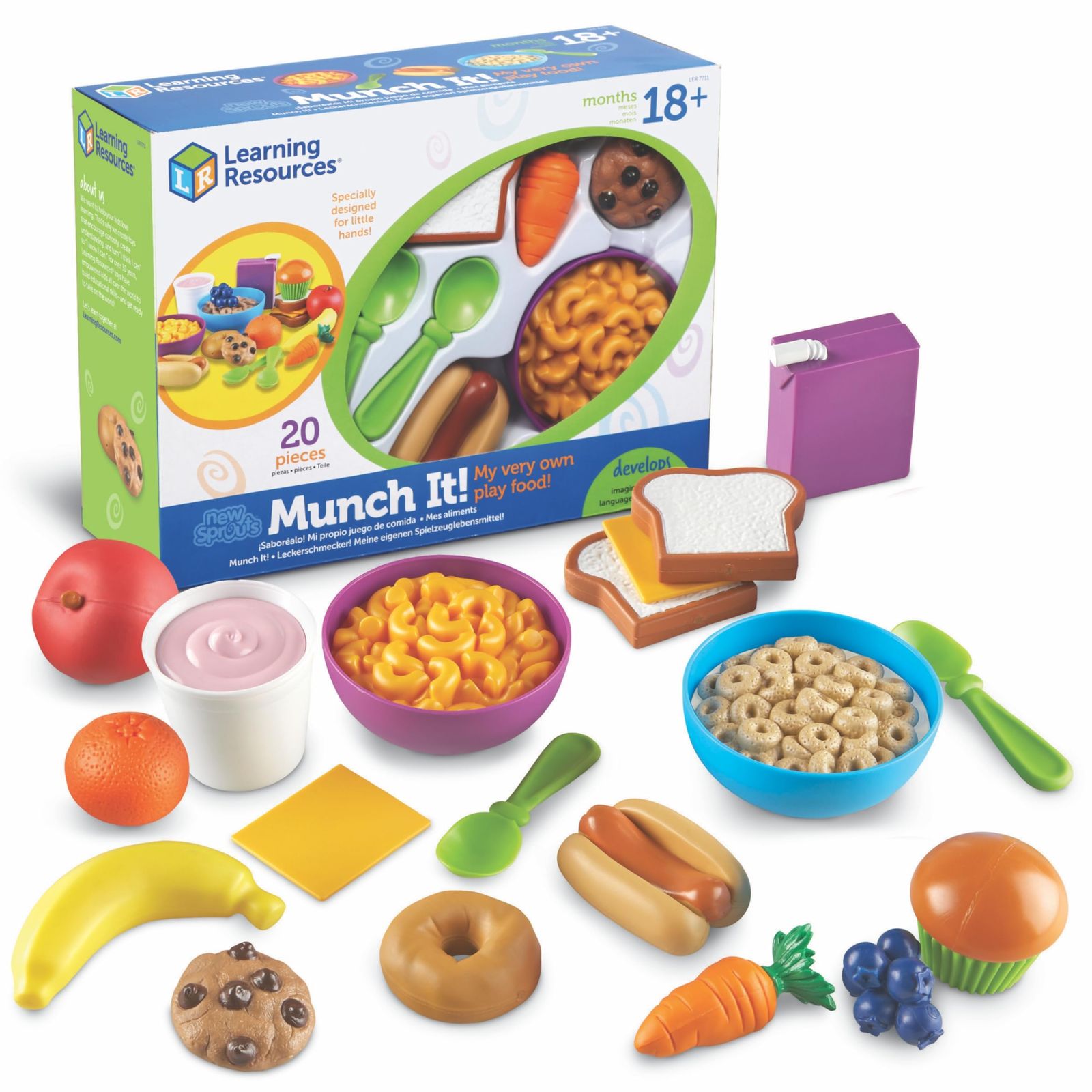 ラーニング リソース]Learning Resources New Sprouts Munch It! Food Set LER7711 [並行輸入品]