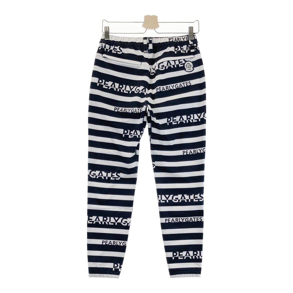 サイズ 0 PEARLY GATES パーリーゲイツ 055-2231116 パンツ ボーダー ネイビー系 240101527550 ゴルフウェア レディース ストスト