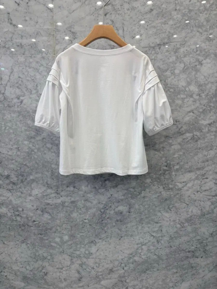 MORABITO BLAN モラビトブラン　レディース　ロング丈　Tシャツ　5分袖　　ベージュ　38号　9号 MORABITO BLAN モラビトブラン レディース ロング丈 Tシャツ 5分