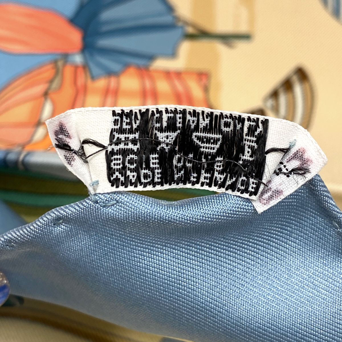 HERMESエルメス  ノルマンディ海岸の魅力 スカーフ シルク エルメス スカーフ カレ45 ノルマンディー海岸の魅力 SILK100