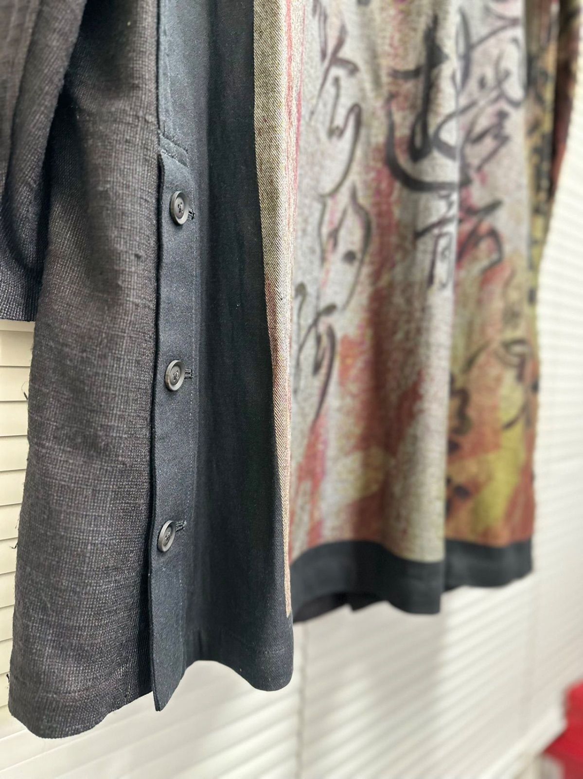 Yohji Yamamoto デニム プリント + 別布ジャケット HZ-J31-814 - メルカリ