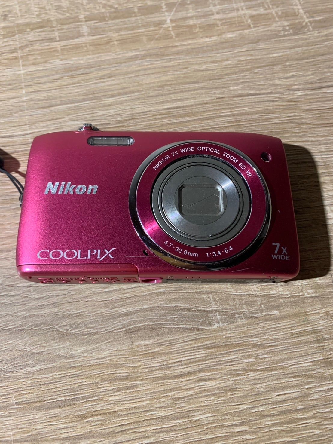 5644 Nikon ニコン COOLPIX ピンク デジカメ S3500 - メルカリ