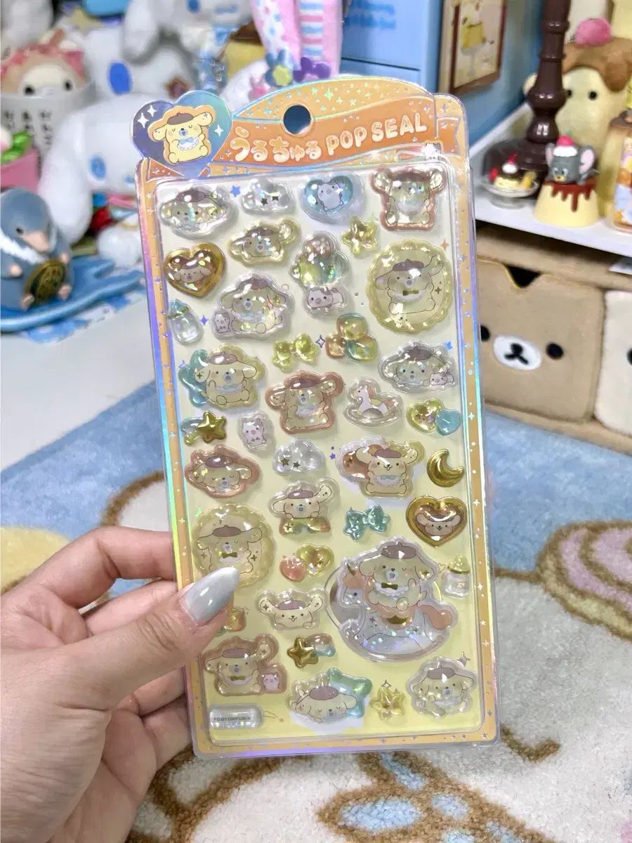 サンリオ ポムポムプリン ポップシール ステッカー ボンボンドロップ