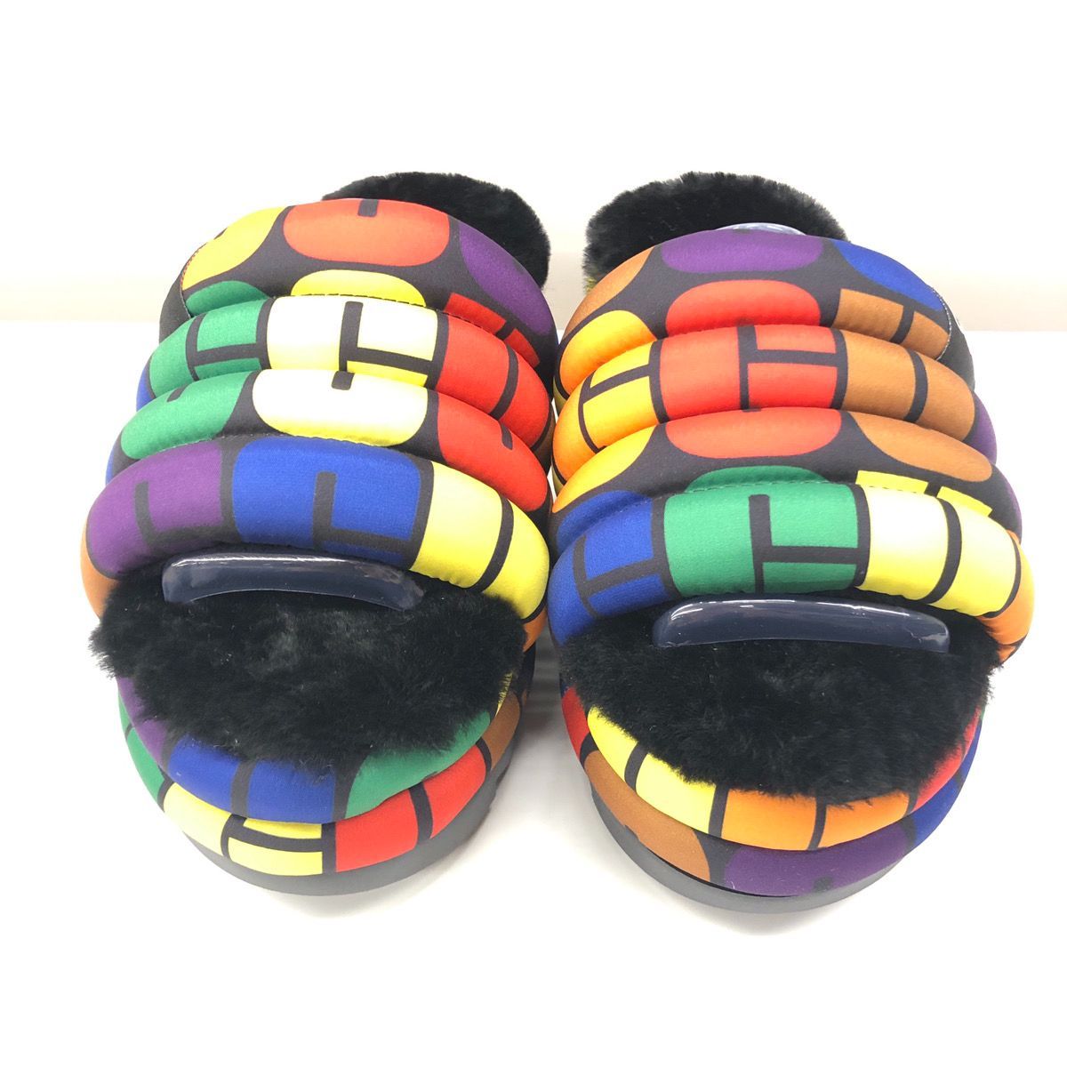 UGG アグ W PRIDE SLIDE Rainbow Logo プライドスライド レインボー UGG アグ W PRIDE SLIDE Rainbow Logo プライドスライド レインボー