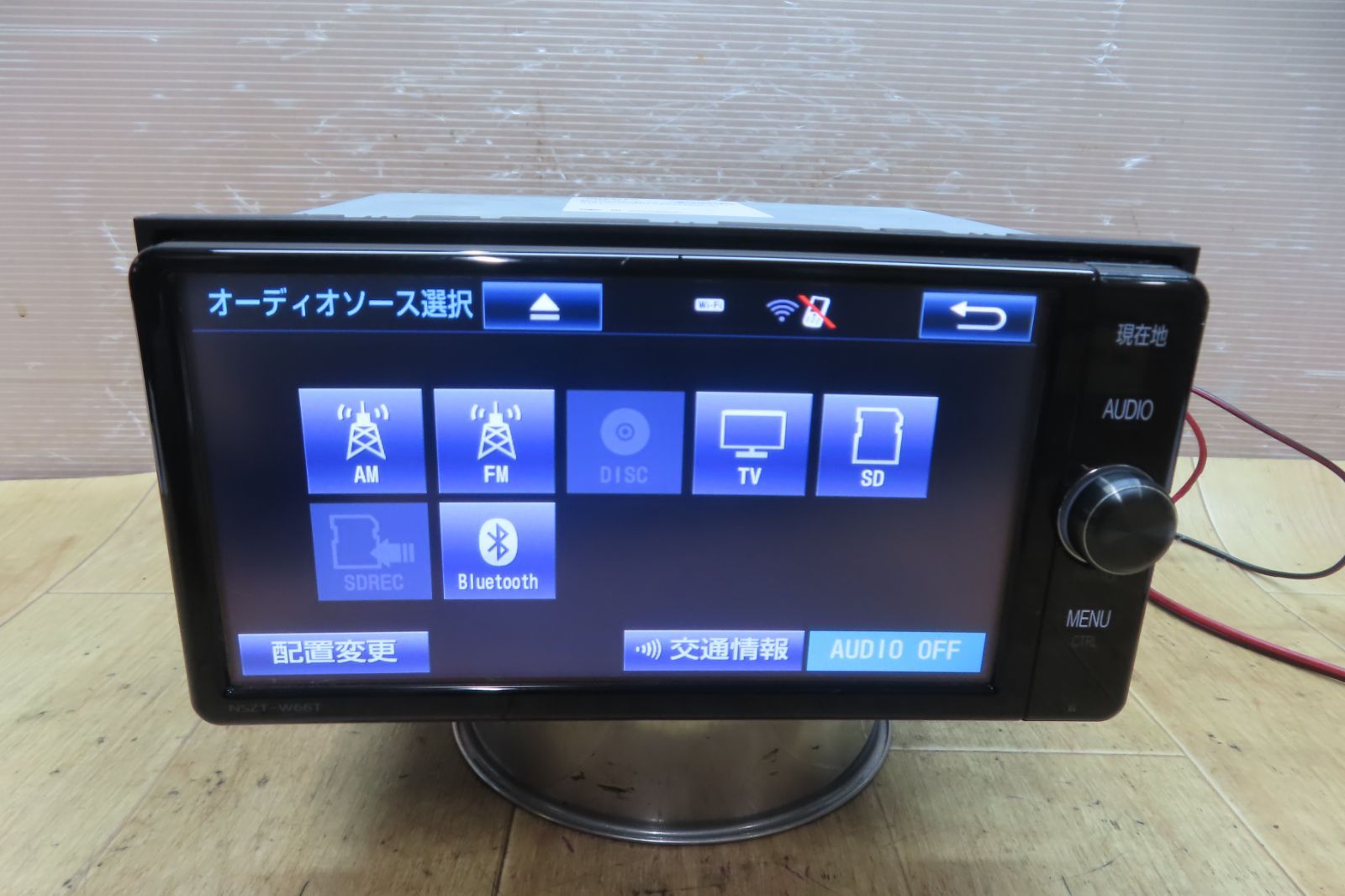 トヨタ純正ナビ9インチ NSZT-Y66T Bluetooth/CD/DVD/SD/USB 地図データ