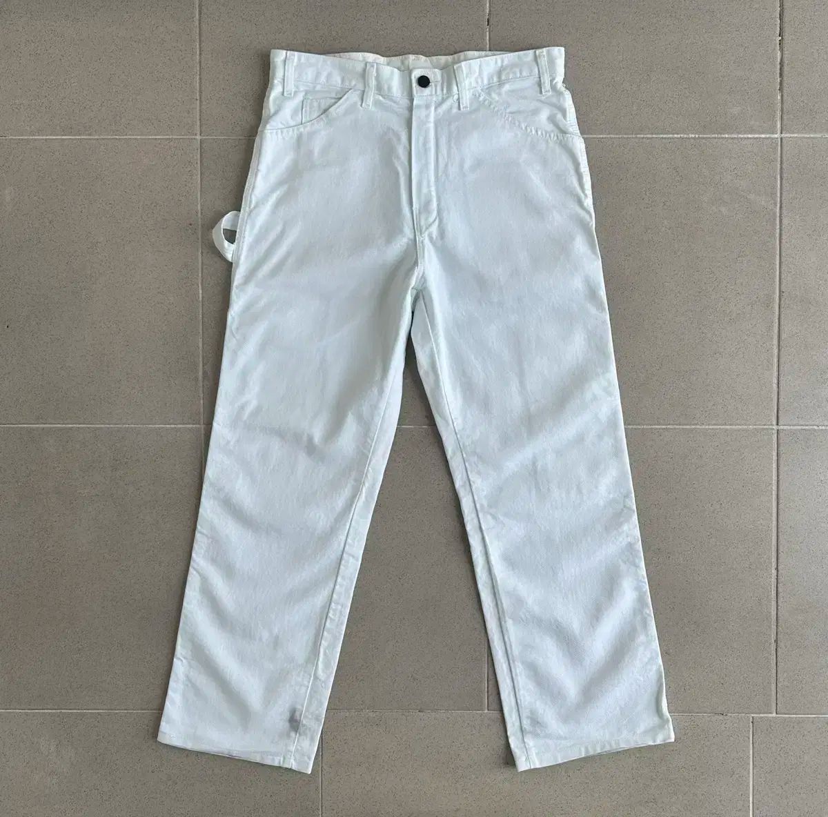 ヴィンテージ DICKIES ディッキーズ Sherwin Williams カーペンター パンツ 白