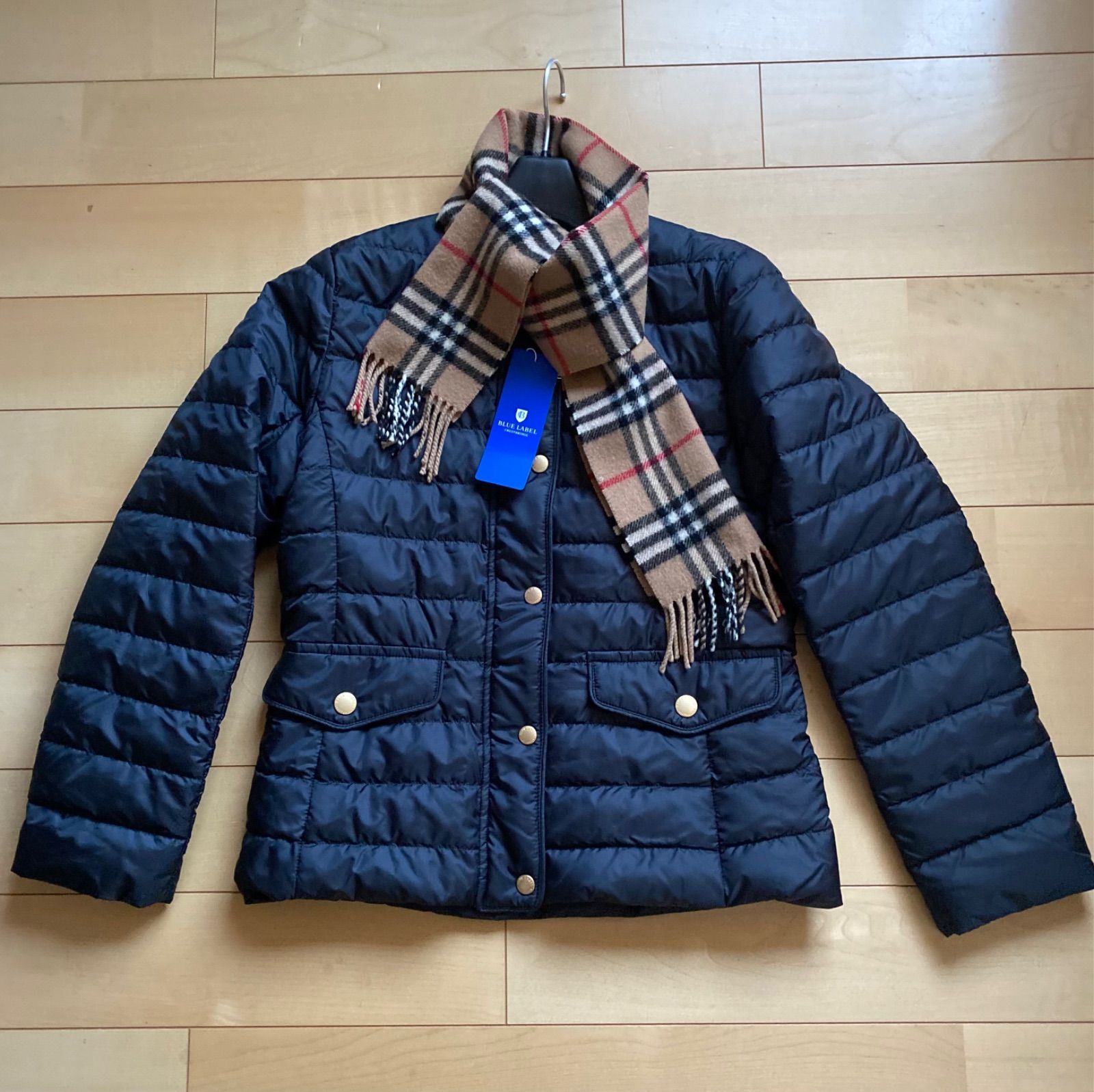 お値下げ【新品】ブルーレーベル BLUE LABEL エアリーダウン サイズ38 