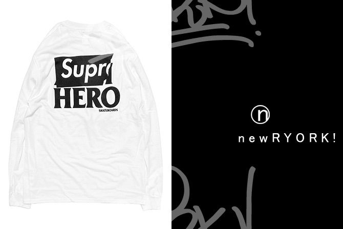 送料無料 メンズ ロングスリーブTシャツ ホワイト Supreme