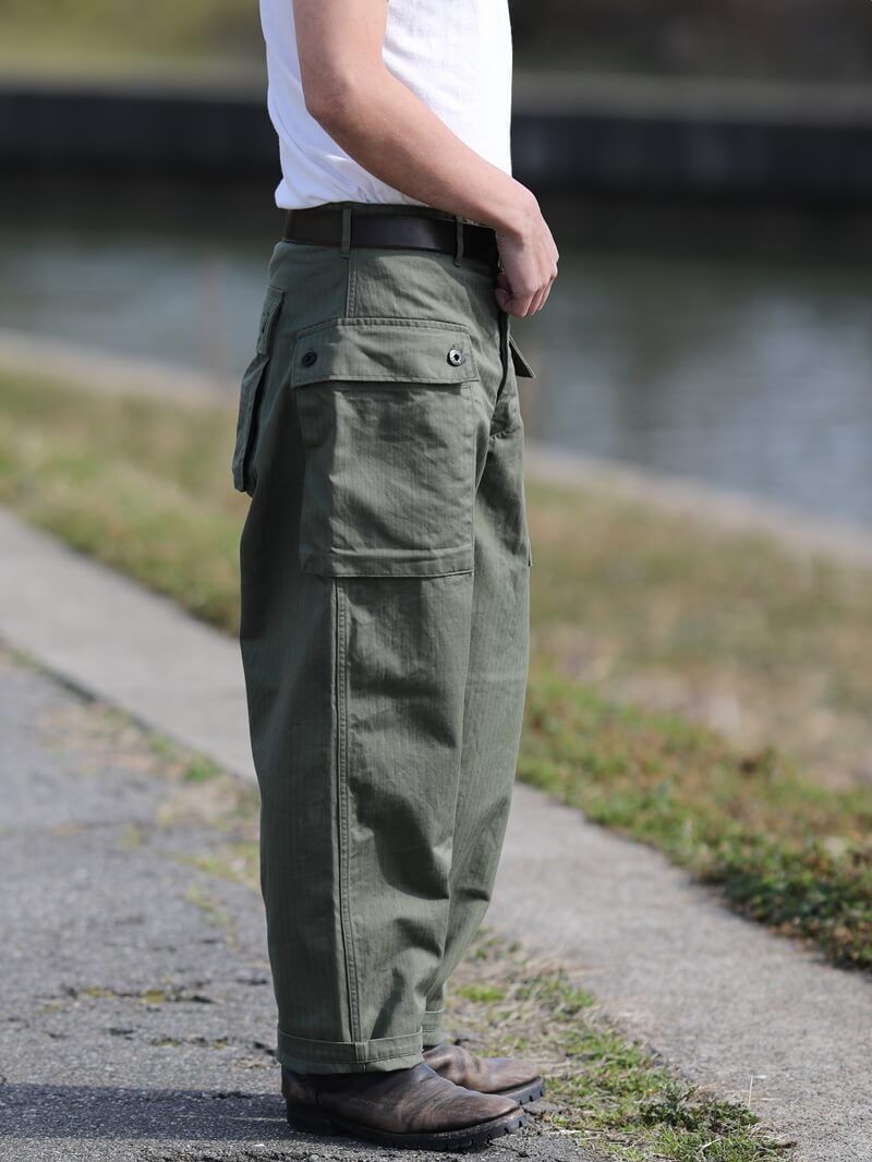 TCB jeans TCBジーンズ Crawling Pants / USMC M-44 モンキーパンツ