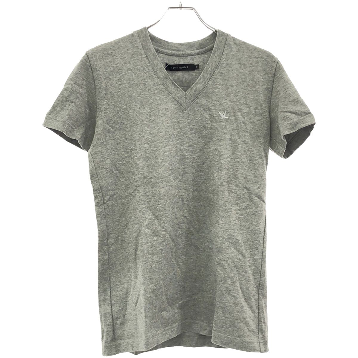 1piu1uguale3 ウノピゥウノウグァーレトレ SAGARA×embroidery V-neck 