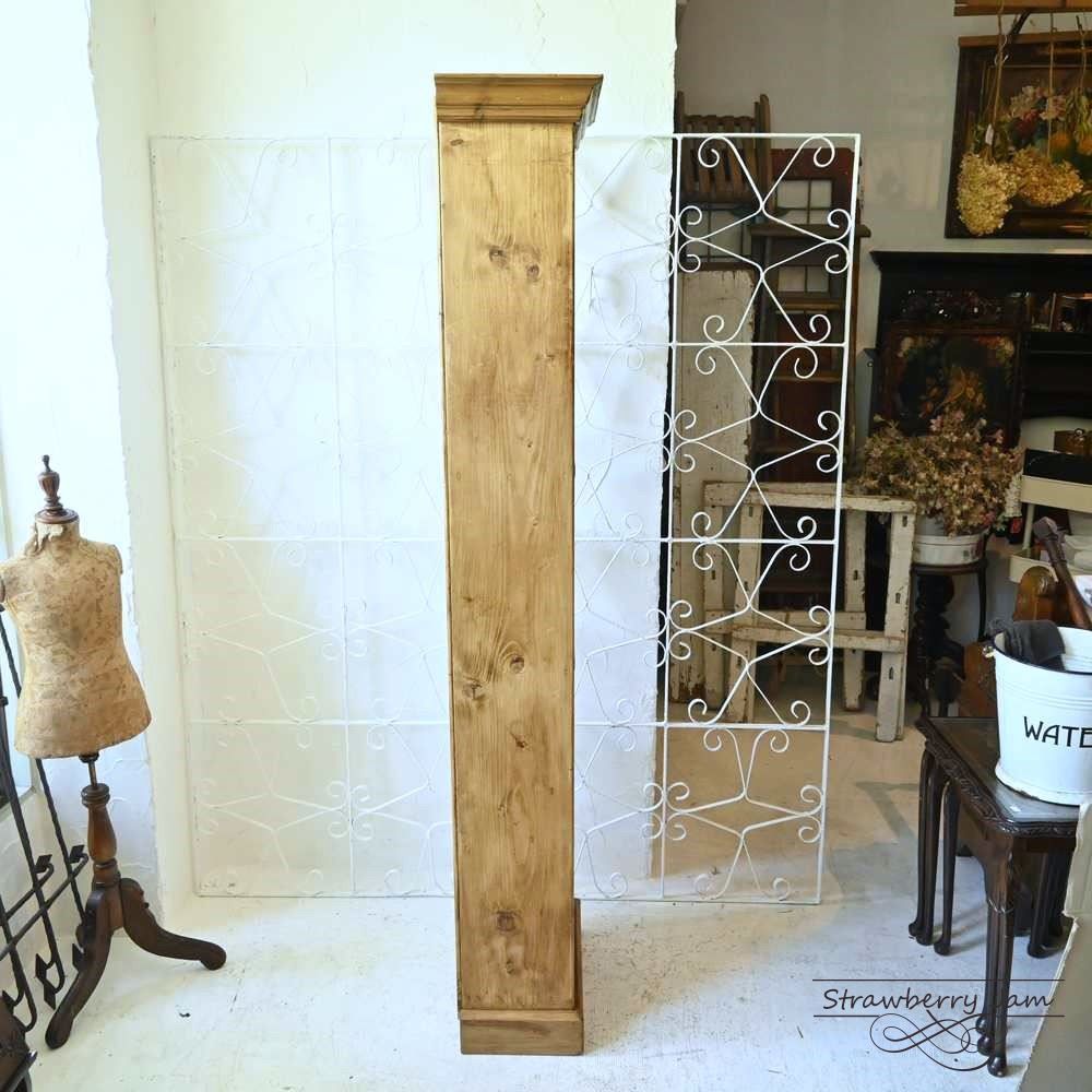 L3705-232 英国アンティーク パイン オープンブックケース 棚 本棚