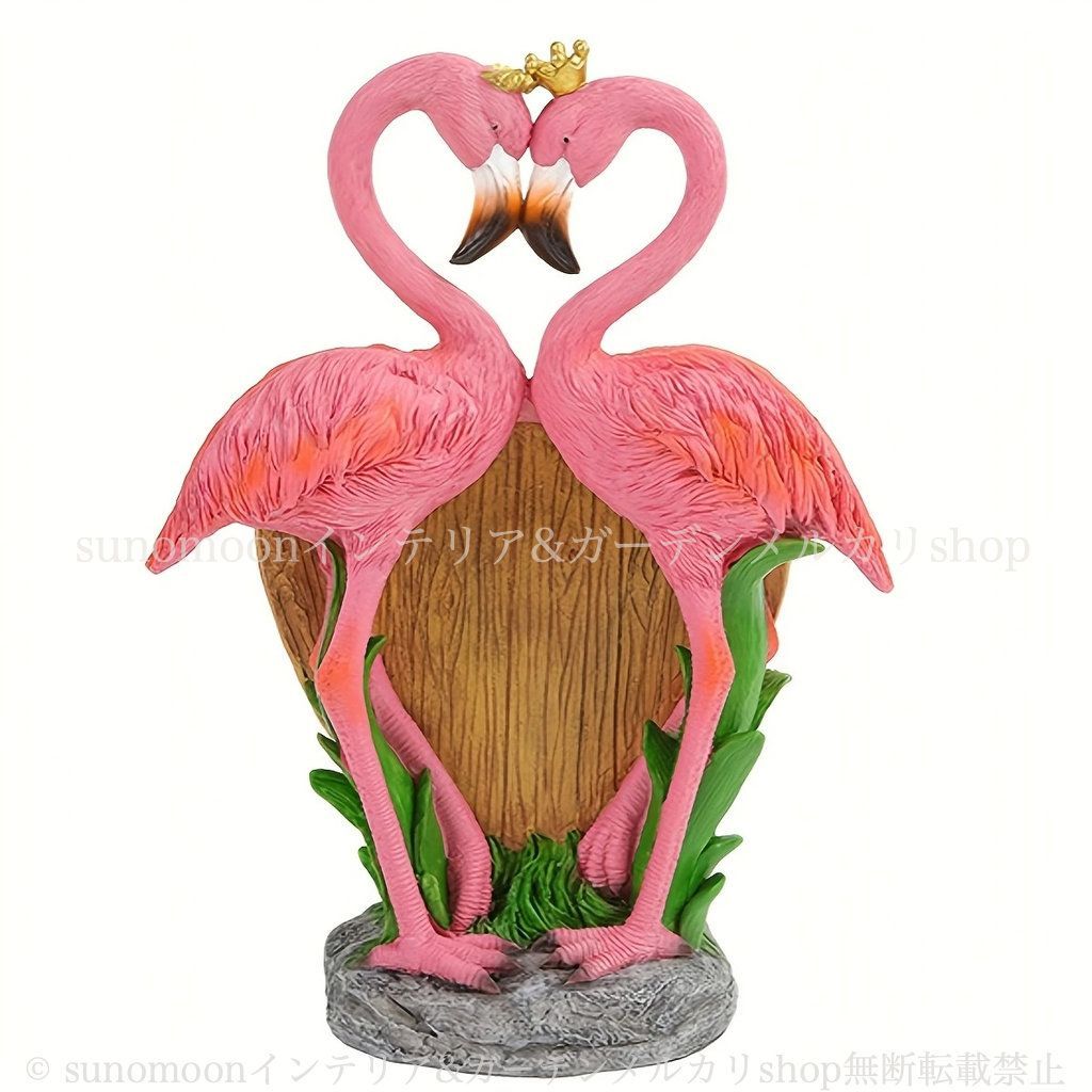 ピンク インテリア ガーデン アニマル ガーデンインテリア おしゃれ お洒落 ガーデン雑貨 鉢植え 雑貨 フラミンゴ 植木鉢 4-7 寄せ植え 動物 ガーデニング 庭の装飾 樹脂 かわいい プランター YUZUMIYA_COM