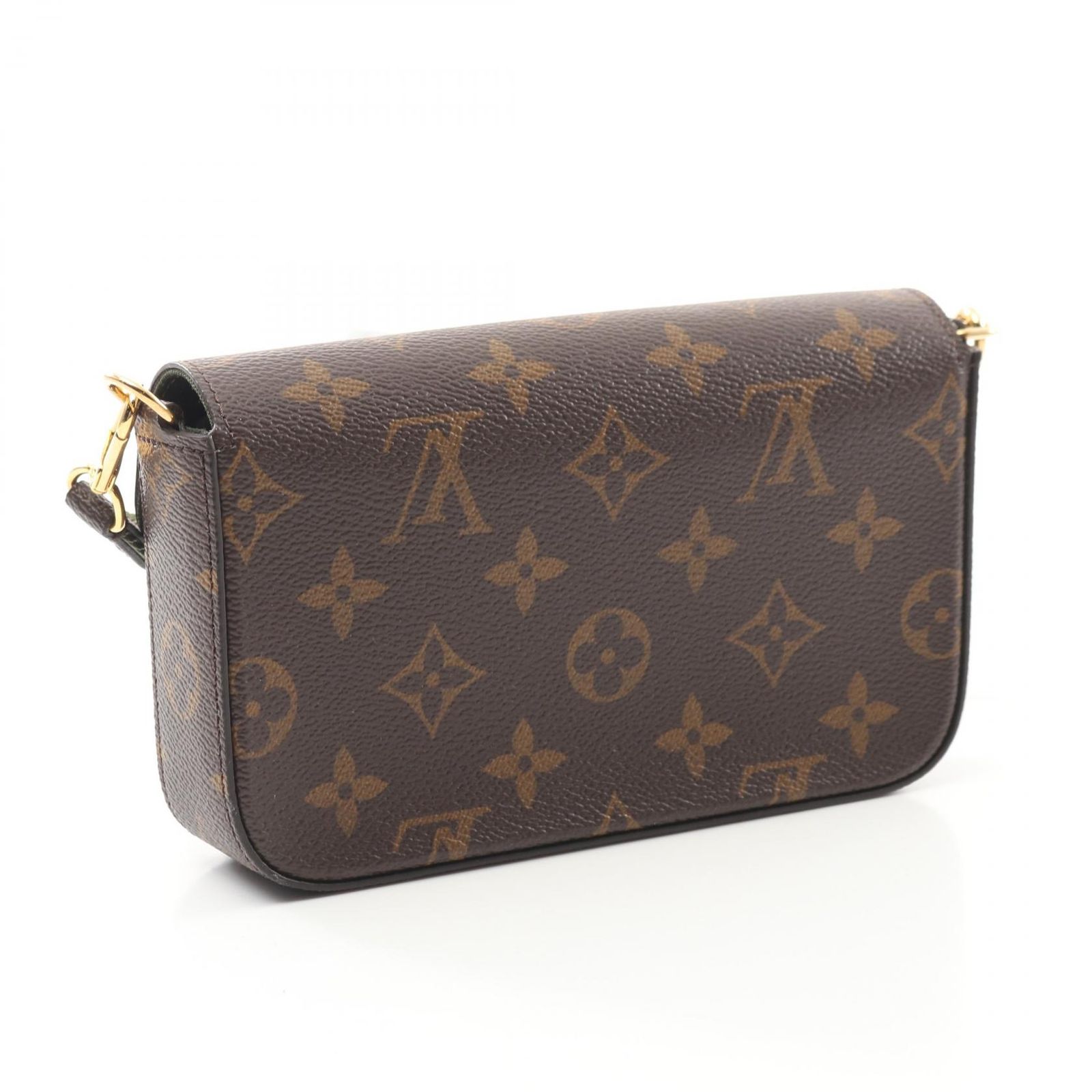 LOUIS VUITTON ルイ・ヴィトン バッグ ミュルティ・ポシェット・フェリシー モノグラム カーキ ﾊﾞｯｸﾞ M80091 ショルダーバッグ
 モノグラムキャンバス  ブラウン レディース【中古】 LOUIS VUITTON（ルイ・ヴィトン） 【超美品】ルイヴィトン モノグラム