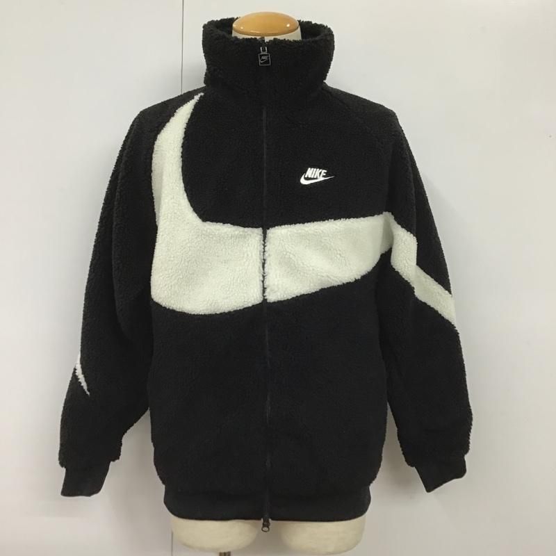 Nike ナイキ ジャンパー、ブルゾン ジャケット、上着 Jacket BQ6546-011 VMスウッシュフルジップジャケット ジップアップジャケット リバーシブル【USED】【古着】【中古】10102521... S 白 ホワイト 黒