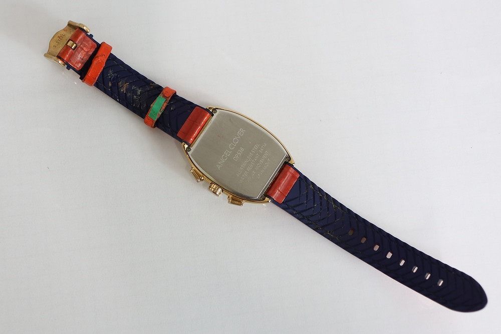 エンジェルクローバー ダブルプレイ クロノグラフ腕時計 DP38PNV-NV #063 ANALOG CLOVER クロノグラフ 時計 エンジェルクローバー 腕時計 メンズ