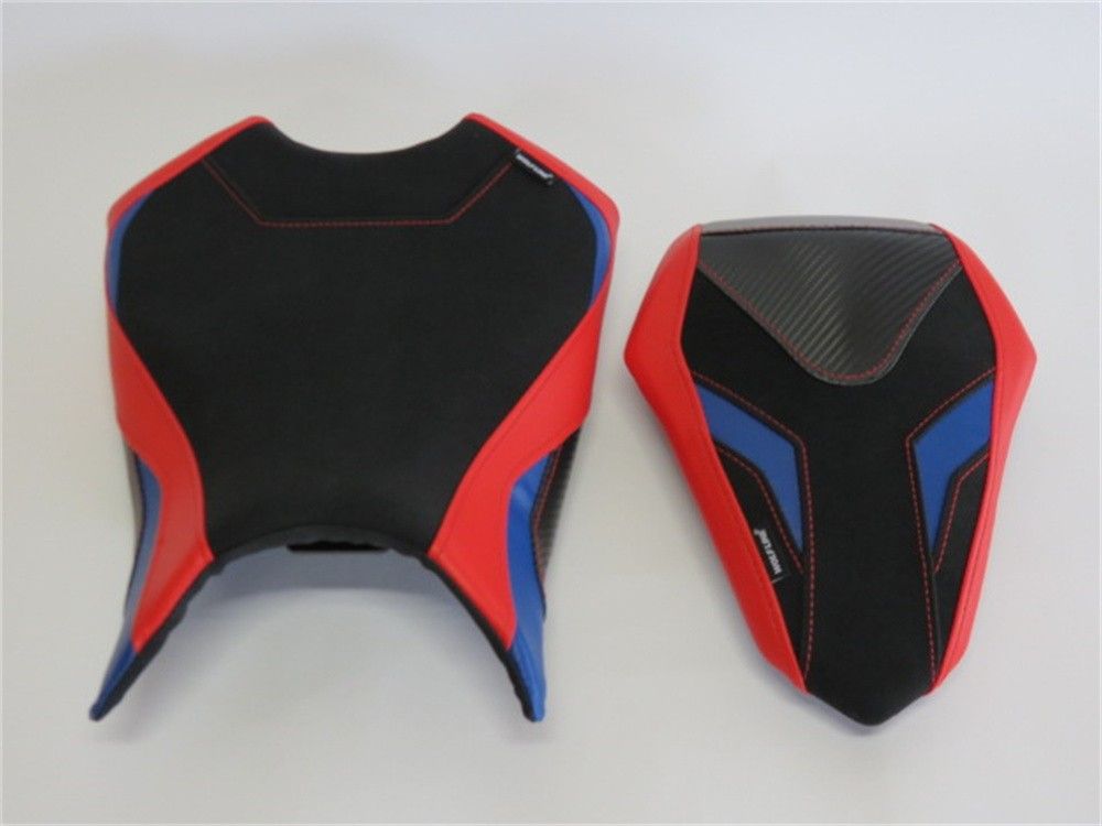 CBR250RR MC51 2017-2025 フロント ローシート 赤X青 CBR250RR cbr250rr MC51 2017-2025 カスタム フロント＆リア シート